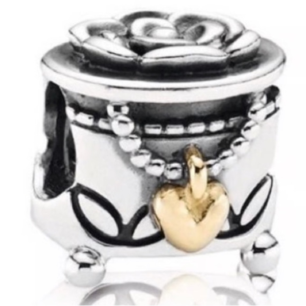 Pandora charm, My unforgettable moments, Sterling silver and 14 K